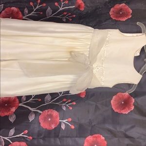 Cream Kids Dress